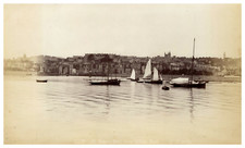 England, Guernsey, Saint Peter Port Harbour Vintage Album Print Album Print picture