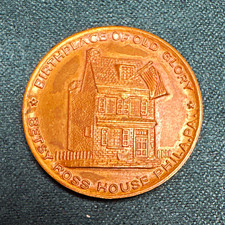 Philadelphia PA Souvenir Token Medallion Betsy Ross House Independence House R40 picture