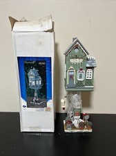 2001 KATHY HATCH COLLECTION HOLIDAY TREATS SNOWMAN LAMP DECORATION (LIGHTS UP) picture
