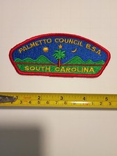 Palmetto Council Boy Scout Council Patch CSP South Carolina BSA Merged 1993 picture