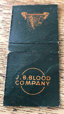 1930s-40s J.B. Blood Company Matchbook Cover picture