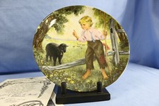 VTG Reco Collectors Plate Baa Baa Black Sheep J McClelland Knowles w/COA W/Box  picture