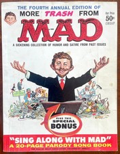 MORE TRASH FROM MAD #4 w/ Bonus Insert FINE MINUS (5.5) - 1961 picture