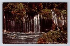Shasta Springs CA-California, Mossbrae Falls On The Road, Vintage Postcard picture