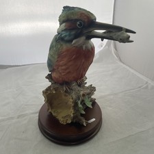 Giuseppe Armani Macaw Kingfisher  Sculpture Rare Large 13