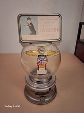 Antique Penny 1c Ford Gum Gumball Machine Glass Globe Donated To Jaycees picture