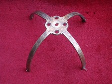 ANTIQUE 17TH / 18TH C CAST BRASS SMALLER SIZE LANTERN CLOCK BELL STRAP /CROSS 1 picture