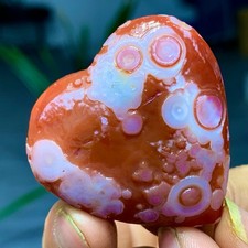 27G Rare Natural Gobi Agate eye Raw Stone/Crystal Palm Stone Madagascar picture