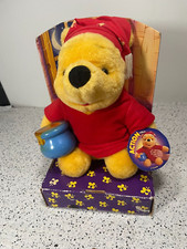 NEW- Vig Winnie-the-Pooh Plush- Sleepy Time Bear-Night Light-Fisher Price 1998 picture
