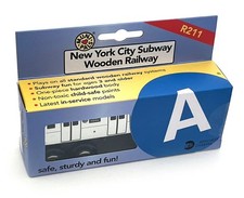 Muni Pals MTA New York Subway Wooden Railway A Train picture