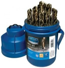 29-Piece Pro Grade Cobalt Drill Bit Set for Precision Drilling picture