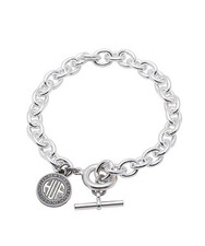 HUF Men's Silver Bracelet S/M 0.7cm width, 19cm wrist, Classic jewelry picture