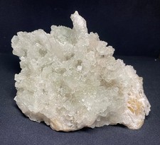 710g Natural Apophyllite crystal w/ calcite stone 12x15x6.5 cm picture