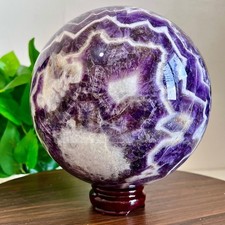 13.11LB Large Natural Dreamy Amethyst ball Quartz crystal Sphere Crystal Reiki picture