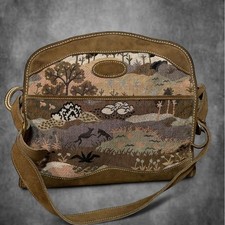 Vintage 1980s the french co woven tapestry shoulder bag picture