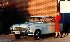 ANTIQUE AUTO, GOLIATH HANSA 1100 B SEDAN, VINTAGE POSTCARD (U565) picture