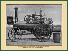 1893 Buffalo Pitts 20hp Steam Traction Engine NEW Metal Sign: 12x16