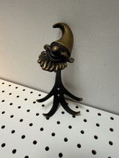 Walter Bosse Herta Baller Vintage 50s Dwarf MCM Bronze Wall Coat Hook picture