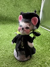 Annalee Dolls Halloween 7” Ghostly Warlock Gray Mouse 2021.   s2 picture