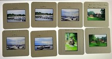 72 Vintage 35mm Slides Lot 1990s Trains Railroad Depots House on Rock MN WI MI picture