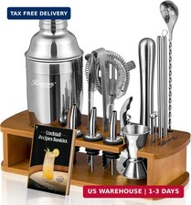 KITESSENSU Cocktail Shaker Set Bartender Kit with Stand | Bar Set Drink Mixer Se picture