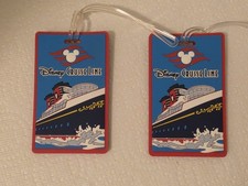 Disney Cruise Line Luggage Tags SET OF 2 NEW picture
