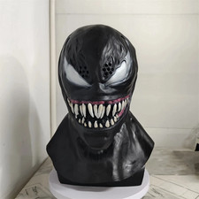 NEW Venom Horror Monster Latex Mask Superhero Movie Cosplay Head Cover Christmas picture