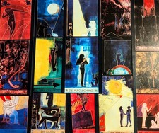 Hofman-Barth Self Published Tarot RARE VTG HTF 22 Major Arcana Cards Postcards picture