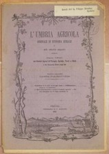 L'Umbria Agricola 30 Juillet 15 Août 1885 Perugia Pesaro Marques Ornithologie picture