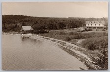 1909 RPPC Cape Rozier Brooksville Maine Van Buren Cottage DPO Postcard Rosier ME picture