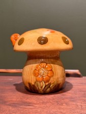 Vintage 1970s Ceramic Mushroom Planter picture