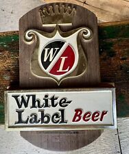 Rare Vintage White Label Beer Sign Minneapolis MN picture
