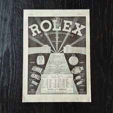 1937 Rolex - Original AD Advertising 27x37 Advertising Vintage picture