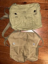 Finnish Army Cold War Era Canvas Gas Mask Bags picture
