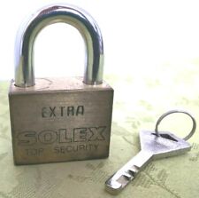 Very Rare  Made by SOLEX. Padlock length: 32mm, width: 40mm, d 20mm, 8 oz Cool picture