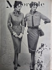 1954 Women's Moordale Suits Dalmatian Dog Vintage Fashion Ad  picture