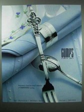 1986 Gump's Christofle Renaissance Silverware Ad picture