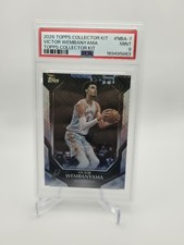 2026 TOPPS COLLECTORS KIT #NBA-7 VICTOR WEMBANYAMA PSA 9 Wave Basketball Card picture
