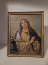 Our Lady the Virgin Mary Vintage Catholic Framed  8 x 11 Picture/Art Print picture
