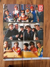 One Direction Paramore Rare Double Sided Blue Jean Magazine Poster 55x45cm picture