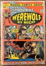 MARVEL SPOTLIGHT 2 1ST APPEARANCE OF WEREWOLF BY NIGHT (JACK RUSSELL) 1972 picture