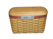 2004 Longaberger Hostess Appreciation Basket With Protective Liner And Lid picture