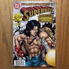 Superboy #50 Newsstand 1st App Nosferata Creature Commandos Season 2 🔥🔑DC 1998 picture