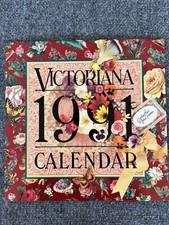 Victoriana 1991 Calendar Cynthia Hart 12x12 Wall Hanging Art Cottage picture