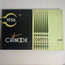 1956 & 1957 The Chinook Washington State University Wsu Pullman Yearbook Annual picture