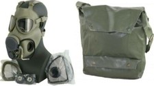 Military Czech Gas Mask M10M Hydration Straw Filters Bag Emergency Survival picture
