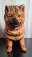The Townsends Ceramics Full Body CHOW CHOW Statue Excellent Condition High Gloss picture