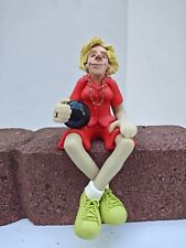 D Manning Family of Friends Bowling Lady Shelf Sitter Figurine Ltd Edition picture