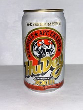 Hu-Dey Beer Can Super Bowl XXIII 1988-89 Cincinnati Bengals Vtg Empty Hudepohl picture