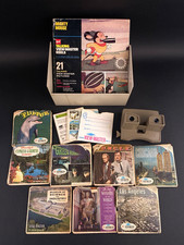 Vintage View-Master Reel Lot GAF Talking Mighty Mouse Sawyer Viewer Green Hornet picture